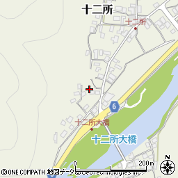 兵庫県養父市十二所50周辺の地図