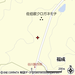 鳥取県西伯郡南部町福成1222周辺の地図