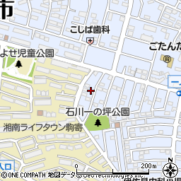 神奈川県藤沢市石川678-6周辺の地図