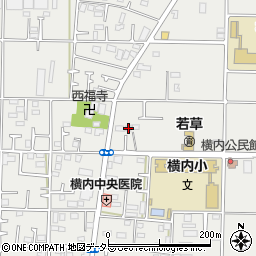 神奈川県平塚市横内2374周辺の地図