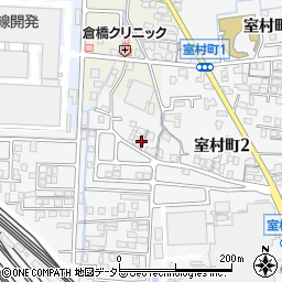 岐阜県大垣市室村町2丁目74周辺の地図