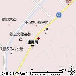 島根県松江市八雲町熊野776-1周辺の地図