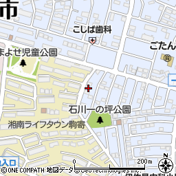 神奈川県藤沢市石川678-18周辺の地図