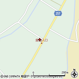 島根県安来市下吉田町638-2周辺の地図