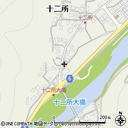 兵庫県養父市十二所196周辺の地図