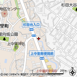 神奈川県横浜市磯子区上中里町369周辺の地図