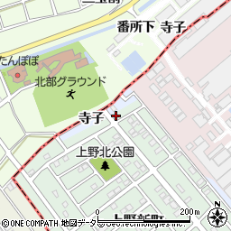 愛知県犬山市上野新町569-8周辺の地図