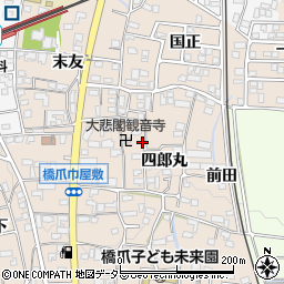 愛知県犬山市橋爪四郎丸56周辺の地図
