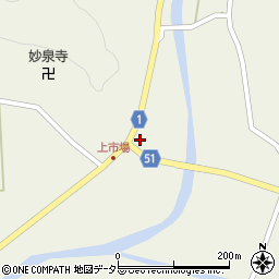 京都府綾部市睦寄町市場前周辺の地図