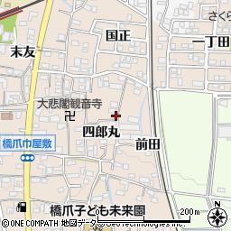 愛知県犬山市橋爪四郎丸70周辺の地図