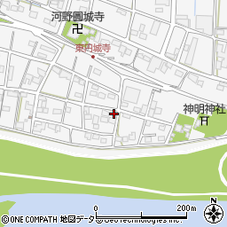 岐阜県羽島郡笠松町円城寺1599周辺の地図