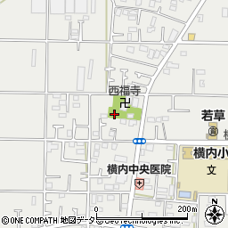〒254-0002 神奈川県平塚市横内の地図