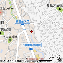 神奈川県横浜市磯子区上中里町363周辺の地図