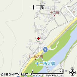 兵庫県養父市十二所165周辺の地図