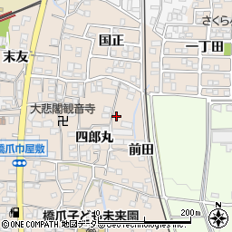 愛知県犬山市橋爪四郎丸78周辺の地図