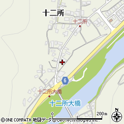 兵庫県養父市十二所195周辺の地図