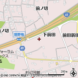 愛知県犬山市塔野地下前田28周辺の地図
