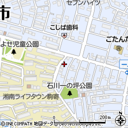 神奈川県藤沢市石川678-20周辺の地図