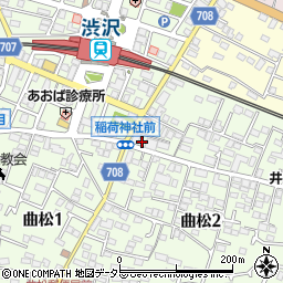 東洋カーマックス渋沢駐車場周辺の地図