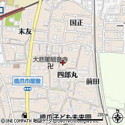 愛知県犬山市橋爪四郎丸57周辺の地図
