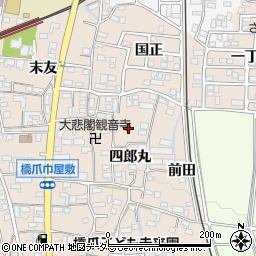 愛知県犬山市橋爪四郎丸60周辺の地図
