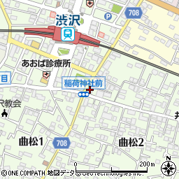 静岡中央銀行渋沢支店周辺の地図