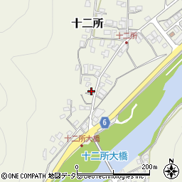 兵庫県養父市十二所166周辺の地図