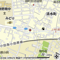 神奈川県秦野市清水町9-26周辺の地図