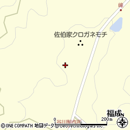 鳥取県西伯郡南部町福成1175周辺の地図