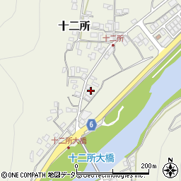 兵庫県養父市十二所194周辺の地図