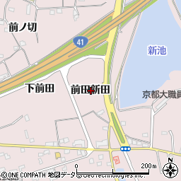 愛知県犬山市塔野地前田新田周辺の地図