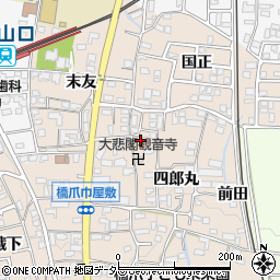 愛知県犬山市橋爪四郎丸49周辺の地図