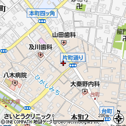 みずほ銀行秦野支店周辺の地図
