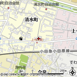 神奈川県秦野市清水町2-7周辺の地図