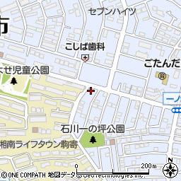 神奈川県藤沢市石川678-1周辺の地図
