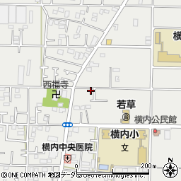 神奈川県平塚市横内2377周辺の地図