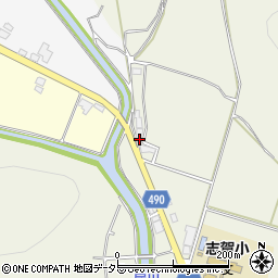 京都府綾部市志賀郷町（高橋）周辺の地図