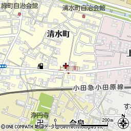 神奈川県秦野市清水町7-1周辺の地図