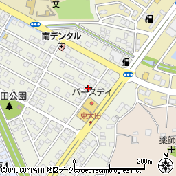 プラザ東太田Ｃ周辺の地図