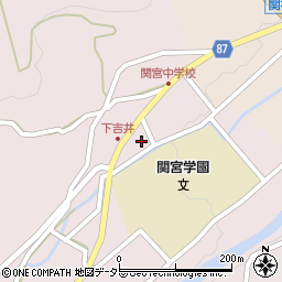 ミニフレッシュ関宮店周辺の地図