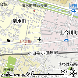 神奈川県秦野市清水町2-40周辺の地図