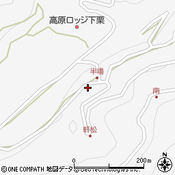 長野県飯田市上村下栗1260周辺の地図