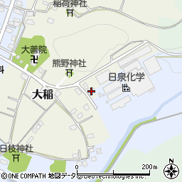 千葉県木更津市大稲59-1周辺の地図