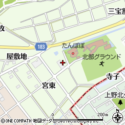 愛知県丹羽郡扶桑町山那宮東32周辺の地図