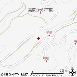 長野県飯田市上村下栗1291周辺の地図