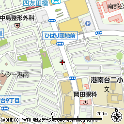 理容タカノグループ港南台店周辺の地図