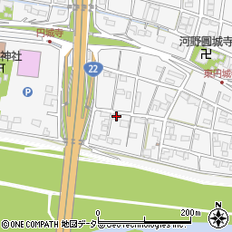 岐阜県羽島郡笠松町円城寺1505周辺の地図