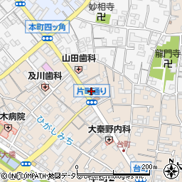 片野自転車店周辺の地図