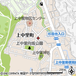 神奈川県横浜市磯子区上中里町396周辺の地図