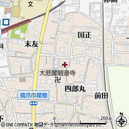 愛知県犬山市橋爪四郎丸52周辺の地図